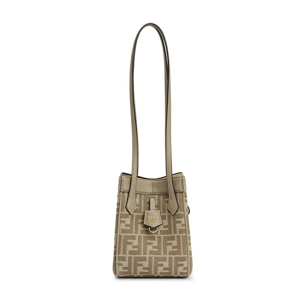 FENDI Shoulder Bag Origami Bag Tan
